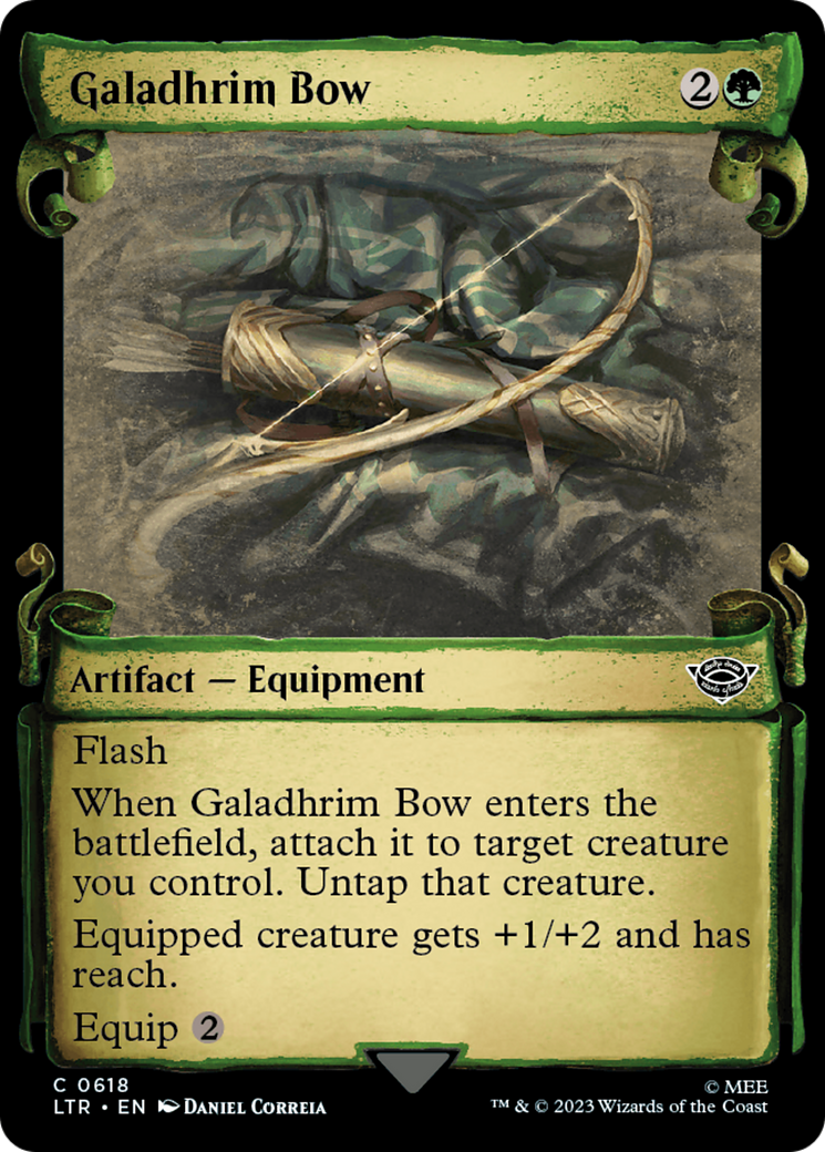 Galadhrim Bow [The Lord of the Rings: Tales of Middle-Earth Showcase Scrolls] | Rock City Comics