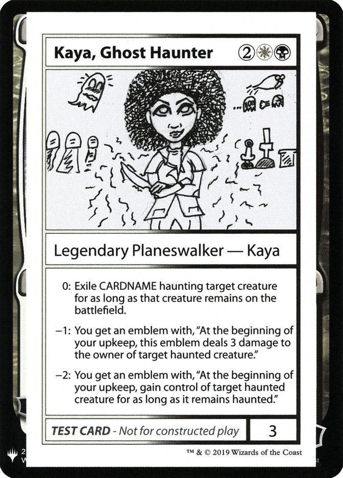 Kaya, Ghost Haunter [Mystery Booster Playtest Cards] | Rock City Comics