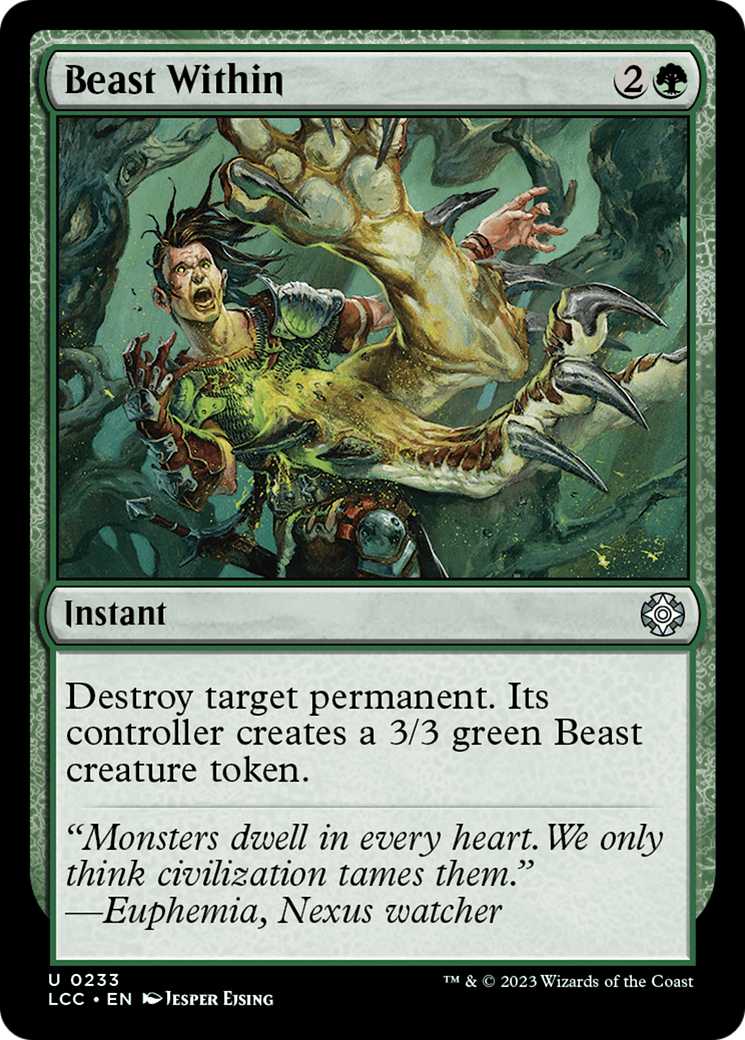 Beast Within [The Lost Caverns of Ixalan Commander] | Rock City Comics