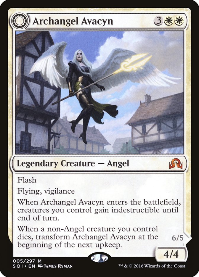 Archangel Avacyn // Avacyn, the Purifier [Shadows over Innistrad] | Rock City Comics