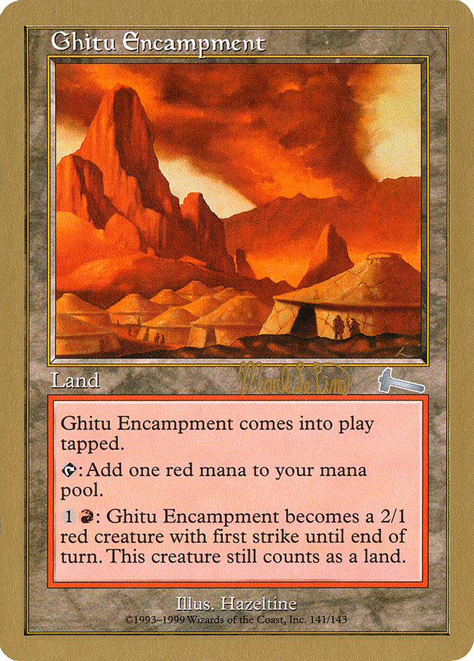 Ghitu Encampment (Mark Le Pine) [World Championship Decks 1999] | Rock City Comics