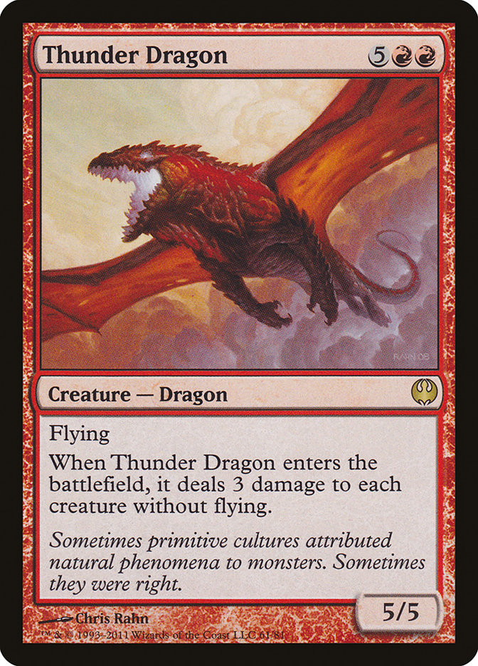 Thunder Dragon [Duel Decks: Knights vs. Dragons] | Rock City Comics