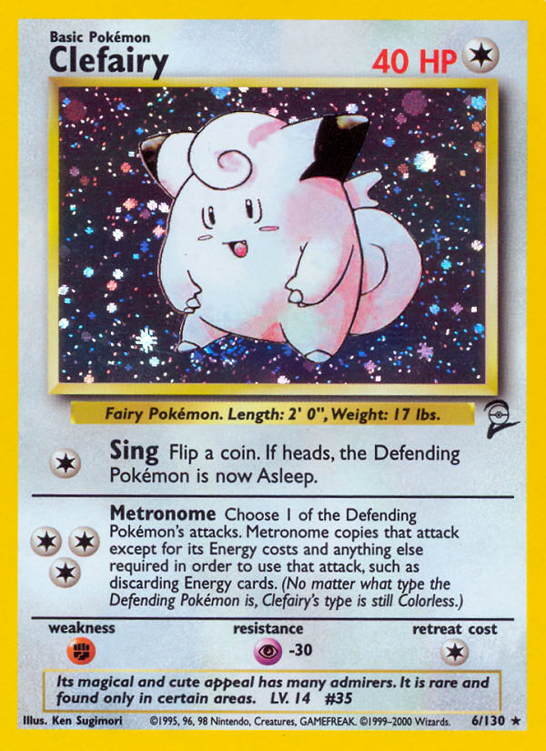 Clefairy (6/130) [Base Set 2] | Rock City Comics