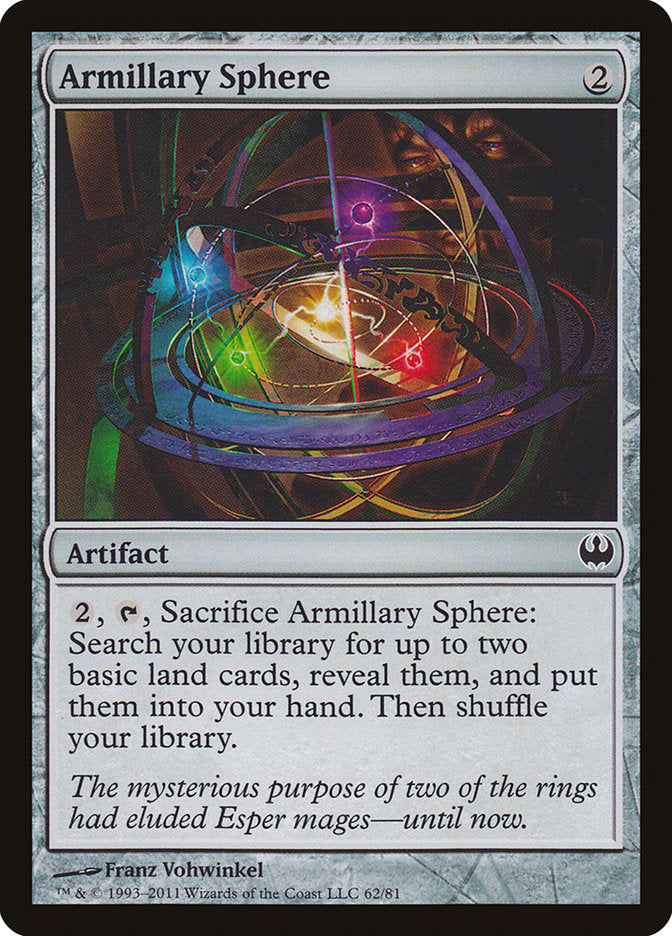 Armillary Sphere [Duel Decks: Knights vs. Dragons] | Rock City Comics