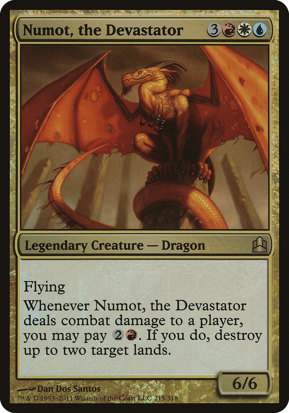 Numot, the Devastator (Oversized) [Commander 2011 Oversized] | Rock City Comics