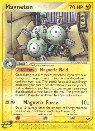 Magneton (17/97) [EX: Dragon] | Rock City Comics