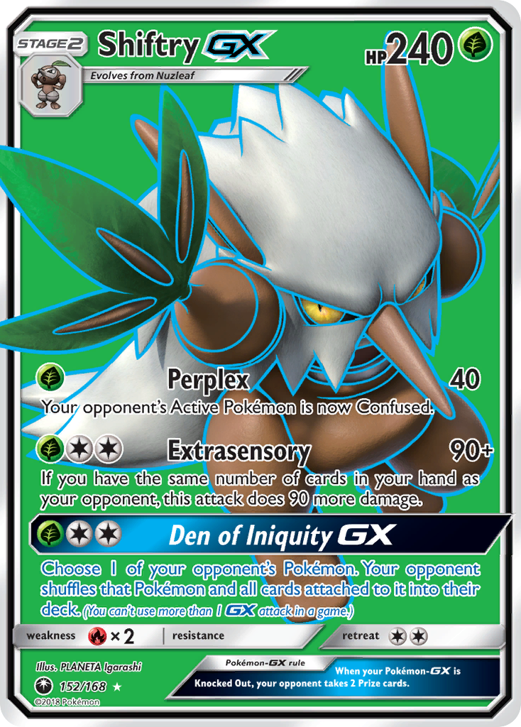 Shiftry GX (152/168) [Sun & Moon: Celestial Storm] | Rock City Comics