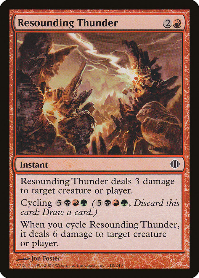 Resounding Thunder [Shards of Alara] | Rock City Comics