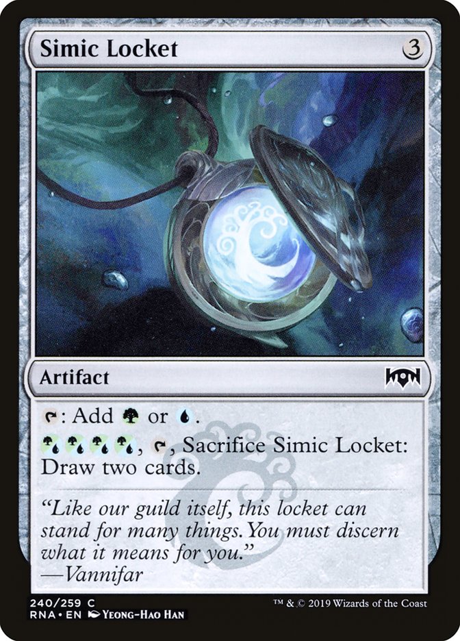 Simic Locket [Ravnica Allegiance] | Rock City Comics