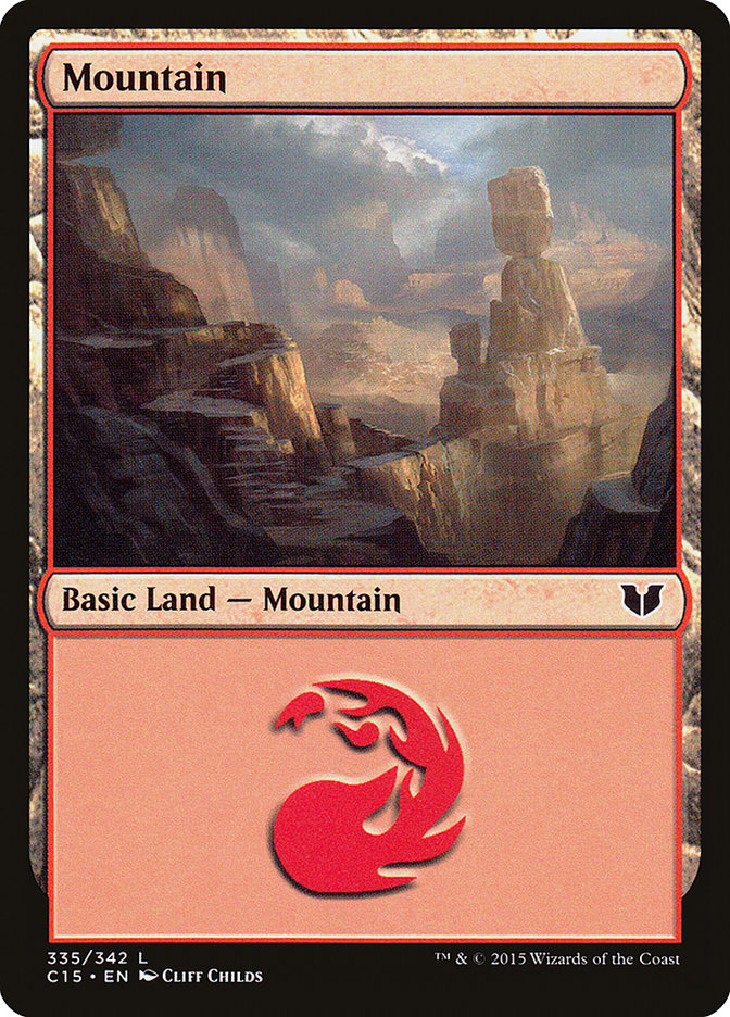 Mountain (335) [Commander 2015] | Rock City Comics
