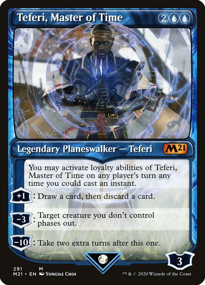 Teferi, Master of Time (Showcase) [Core Set 2021] | Rock City Comics