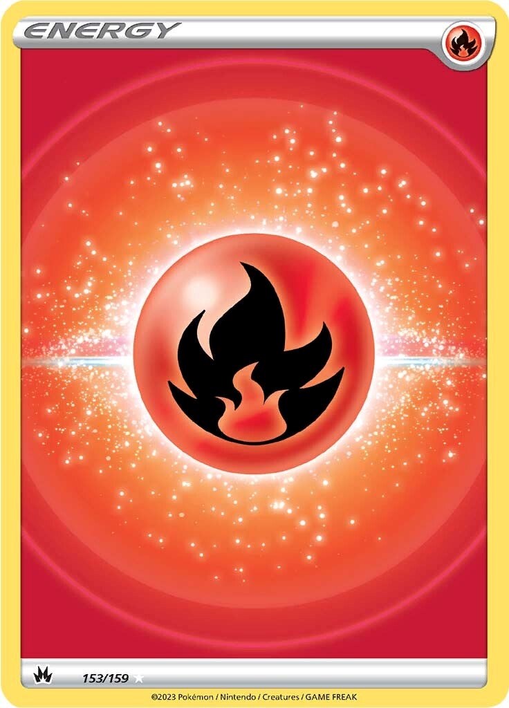 Fire Energy (153/159) (Texture Full Art) [Sword & Shield: Crown Zenith] | Rock City Comics