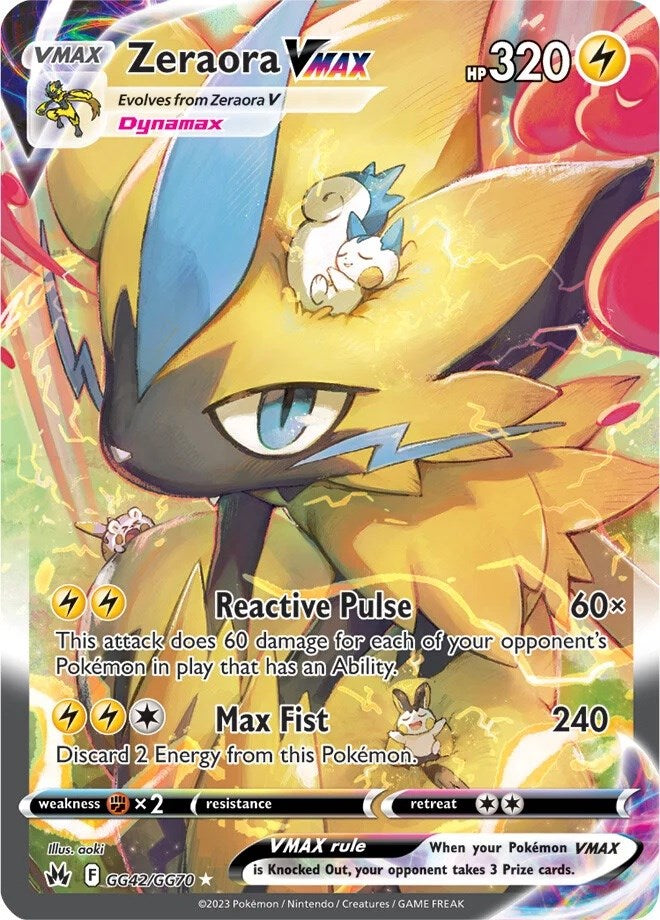 Zeraora VMAX (GG42/GG70) [Sword & Shield: Crown Zenith] | Rock City Comics