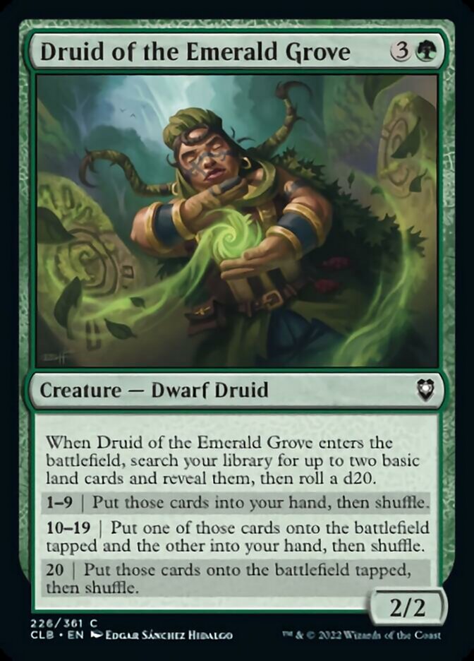 Druid of the Emerald Grove [Commander Legends: Battle for Baldur's Gate] | Rock City Comics