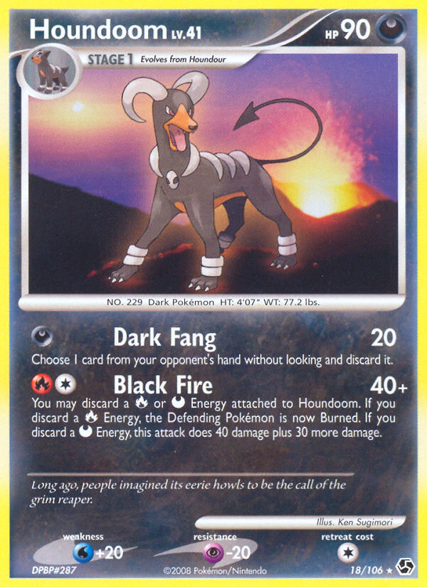 Houndoom (18/106) [Diamond & Pearl: Great Encounters] | Rock City Comics