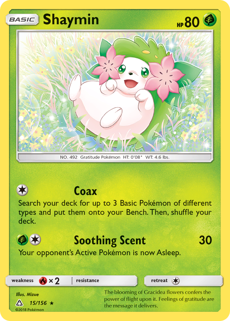 Shaymin (15/156) [Sun & Moon: Ultra Prism] | Rock City Comics