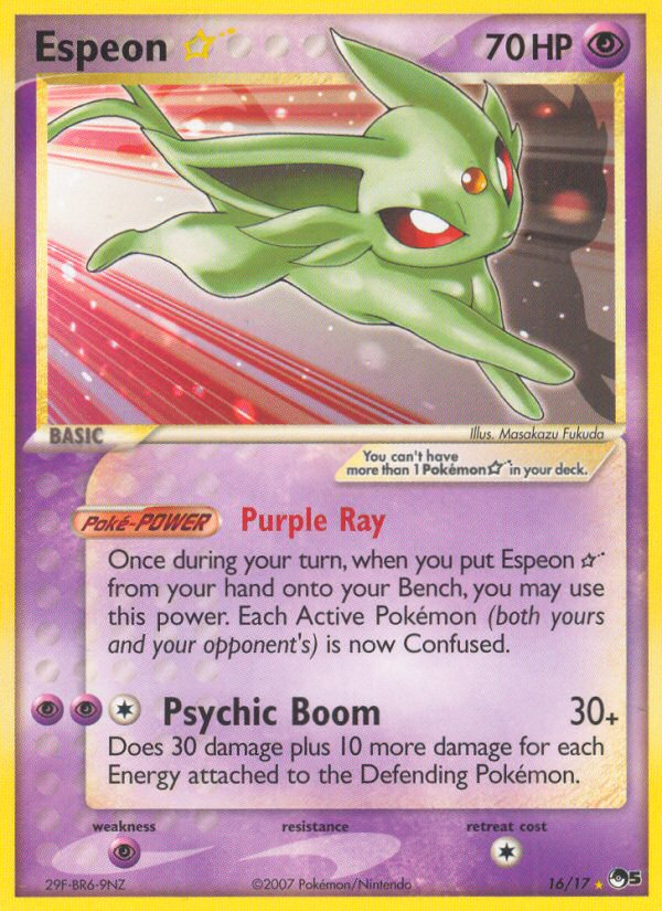 Espeon Star (16/17) [POP Series 5] | Rock City Comics