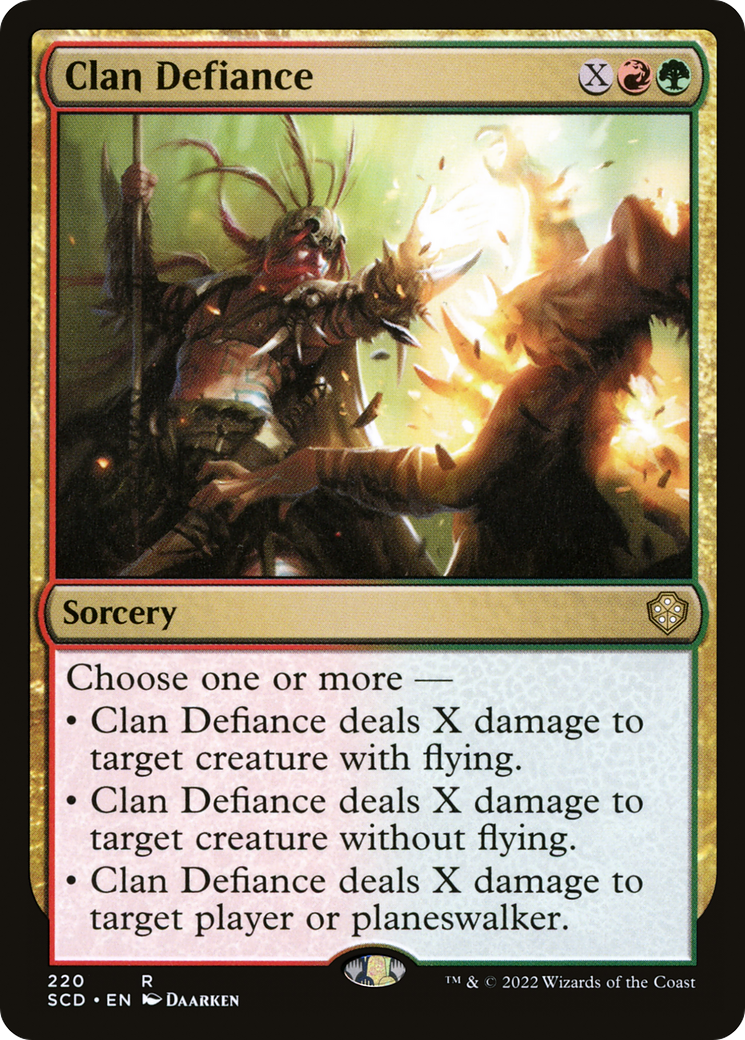 Clan Defiance [Starter Commander Decks] | Rock City Comics