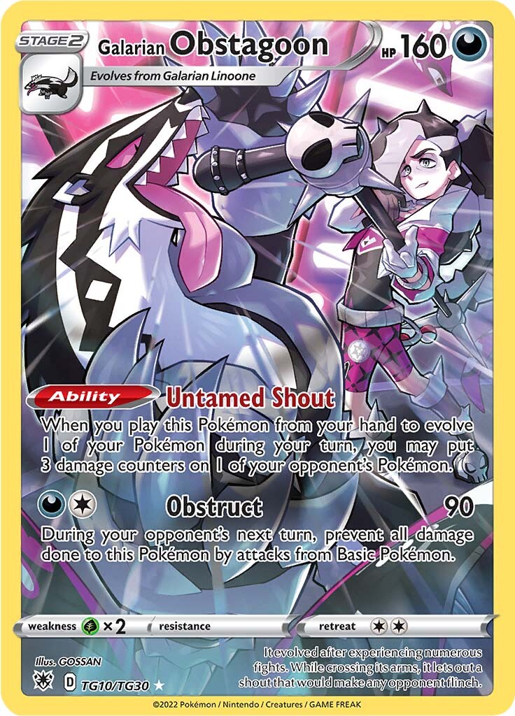 Galarian Obstagoon (TG10/TG30) [Sword & Shield: Astral Radiance] | Rock City Comics