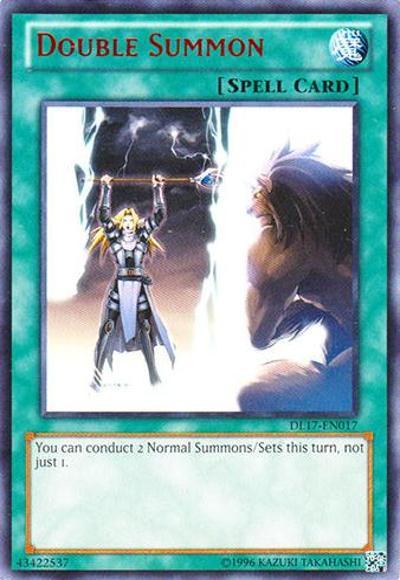 Double Summon (Blue) [DL17-EN017] Rare | Rock City Comics