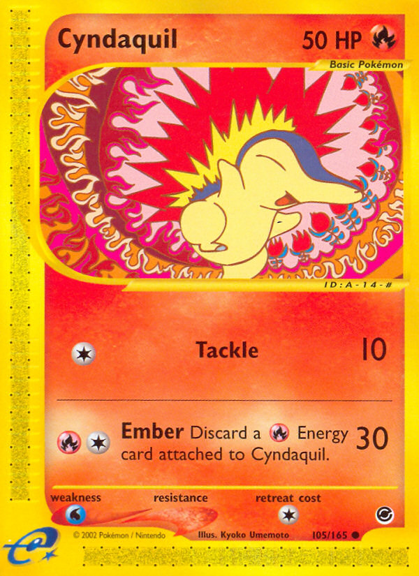 Cyndaquil (105/165) [Expedition: Base Set] | Rock City Comics