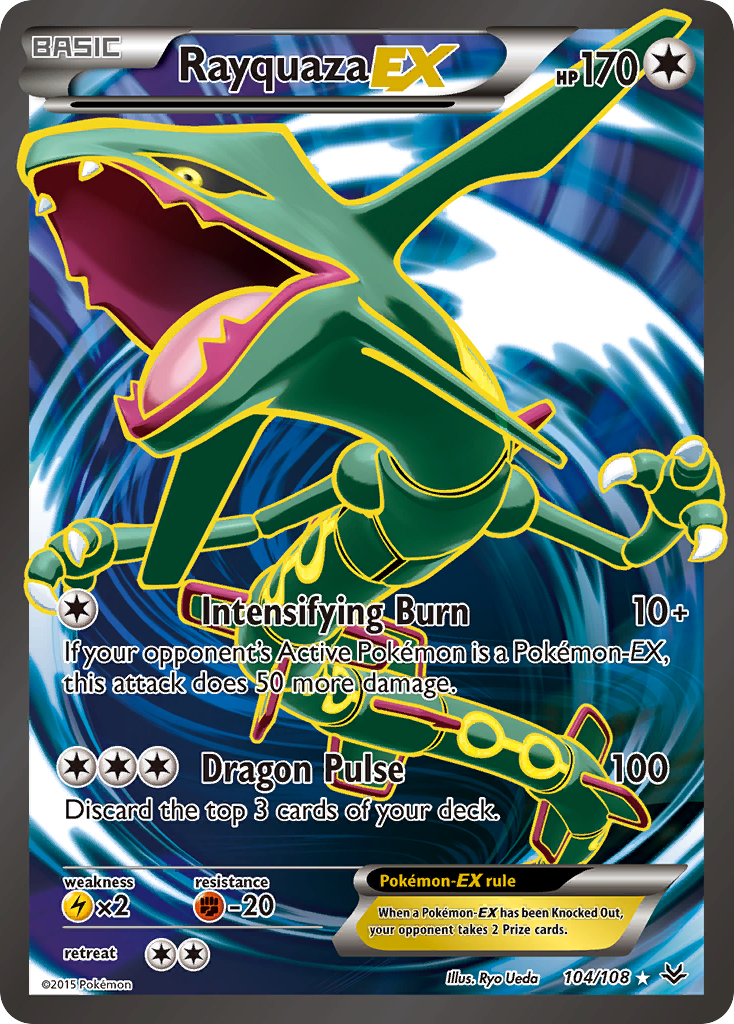 Rayquaza EX (104/108) [XY: Roaring Skies] | Rock City Comics