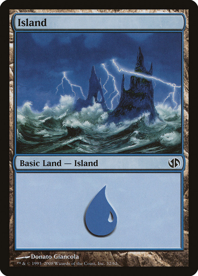 Island (32) [Duel Decks: Jace vs. Chandra] | Rock City Comics