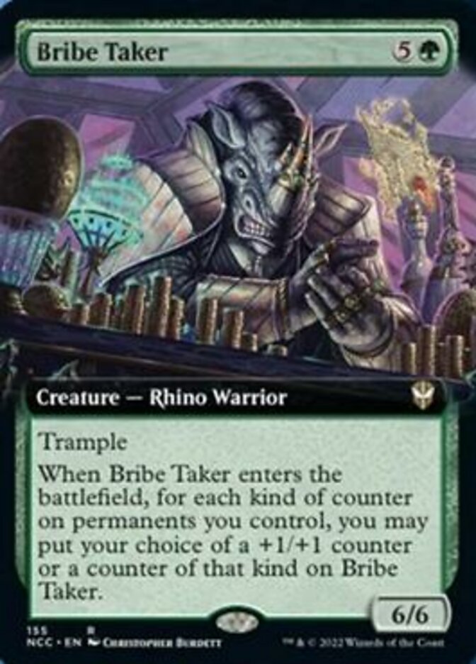 Bribe Taker (Extended Art) [Streets of New Capenna Commander] | Rock City Comics