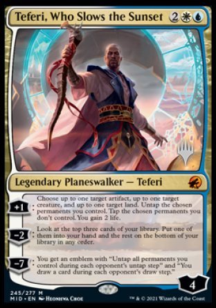 Teferi, Who Slows the Sunset (Promo Pack) [Innistrad: Midnight Hunt Promos] | Rock City Comics