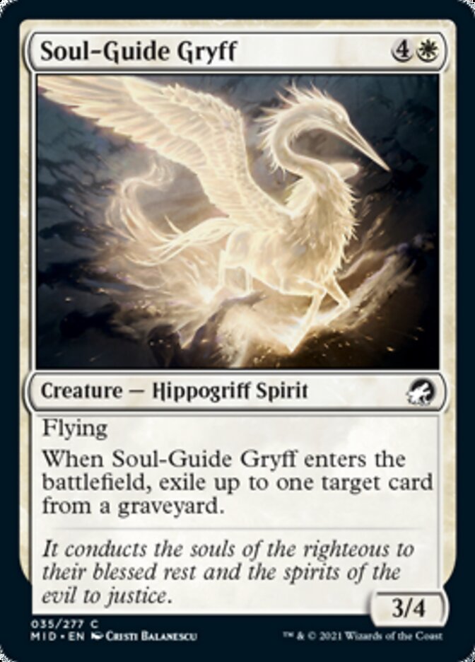 Soul-Guide Gryff [Innistrad: Midnight Hunt] | Rock City Comics