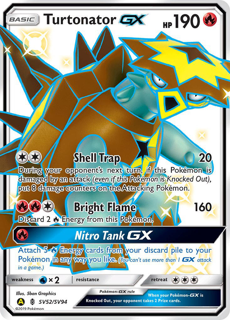 Turtonator GX (SV52/SV94) [Sun & Moon: Hidden Fates - Shiny Vault] | Rock City Comics