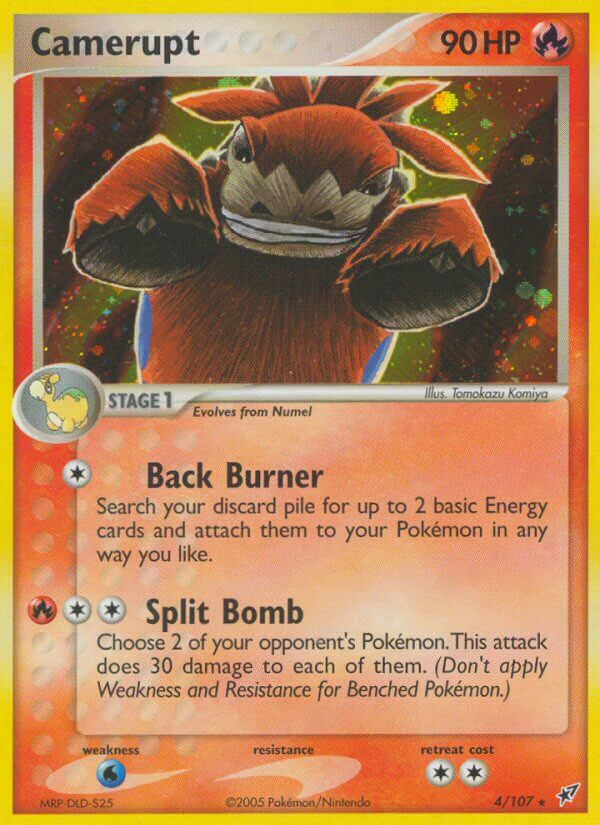 Camerupt (4/107) (Theme Deck Exclusive) [EX: Deoxys] | Rock City Comics