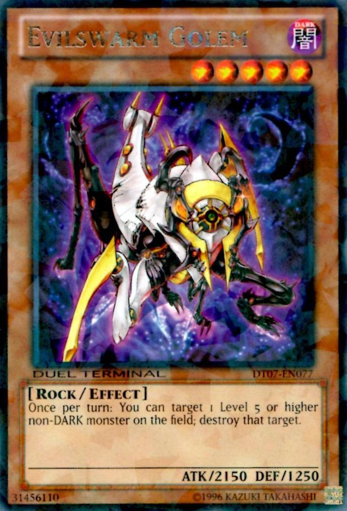 Evilswarm Golem [DT07-EN077] Rare | Rock City Comics