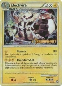 Electivire (20/102) (Staff Prerelease Promo) [HeartGold & SoulSilver: Black Star Promos] | Rock City Comics