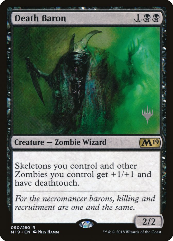 Death Baron (Promo Pack) [Core Set 2019 Promos] | Rock City Comics