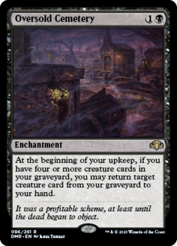 Oversold Cemetery [Dominaria Remastered] | Rock City Comics