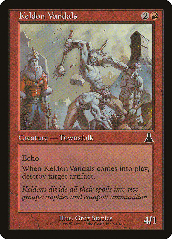 Keldon Vandals [Urza's Destiny] | Rock City Comics