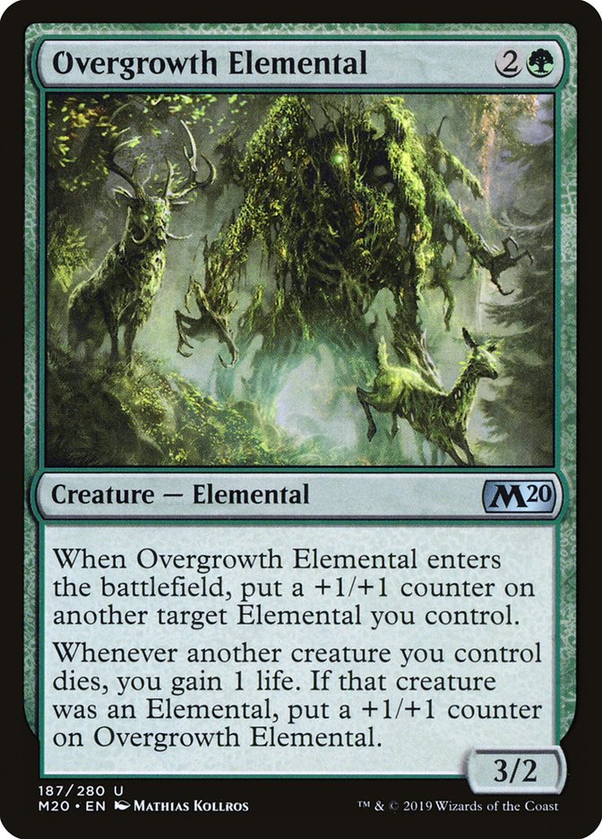 Overgrowth Elemental [Core Set 2020] | Rock City Comics