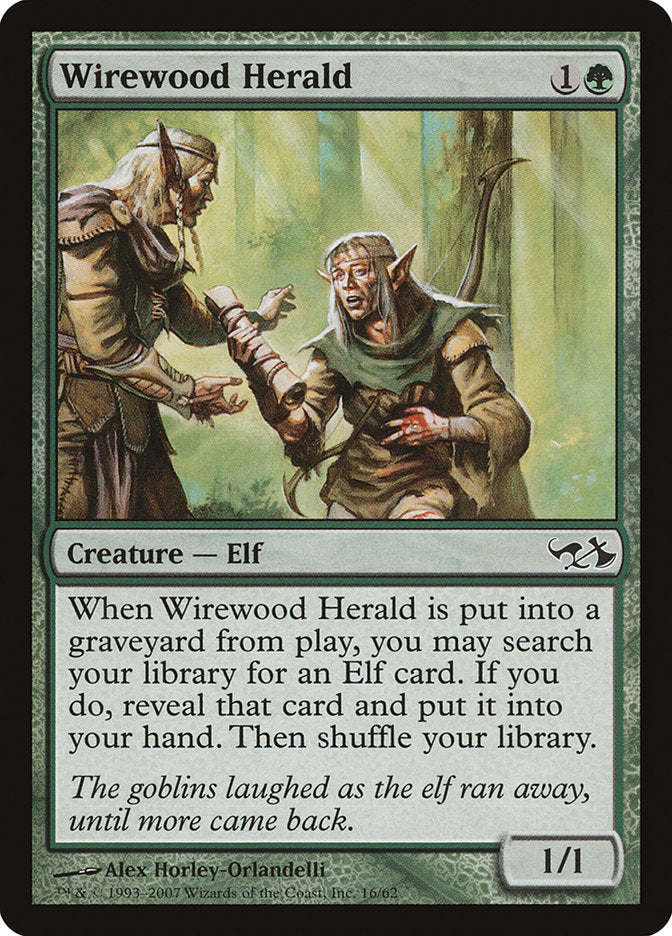 Wirewood Herald [Duel Decks: Elves vs. Goblins] | Rock City Comics