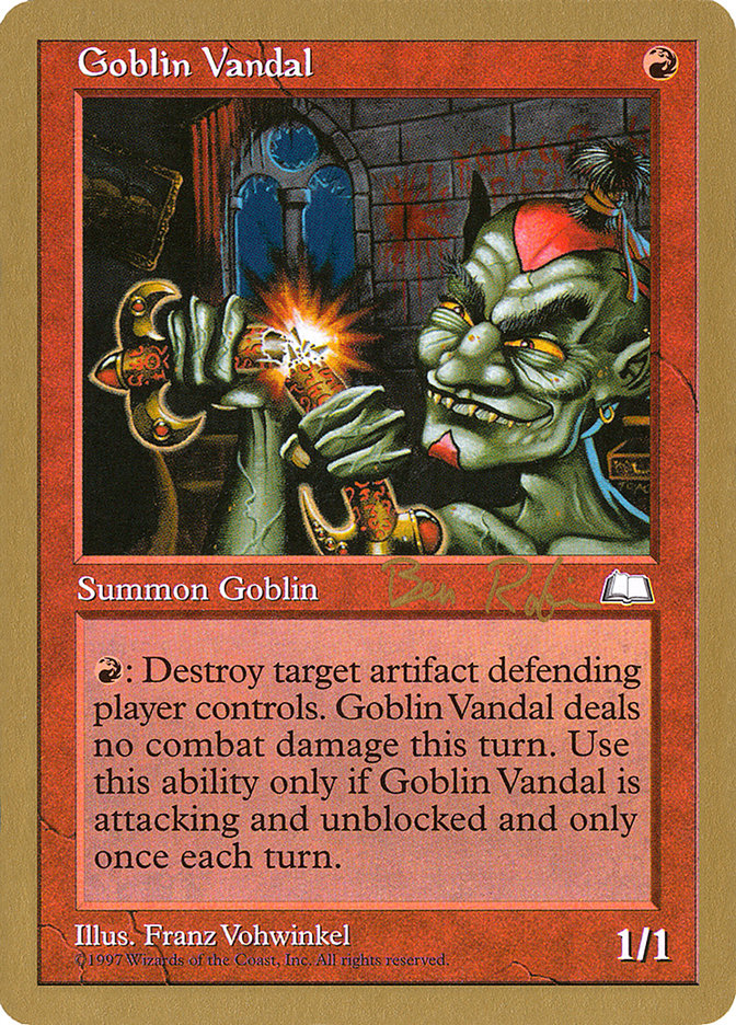 Goblin Vandal (Ben Rubin) [World Championship Decks 1998] | Rock City Comics