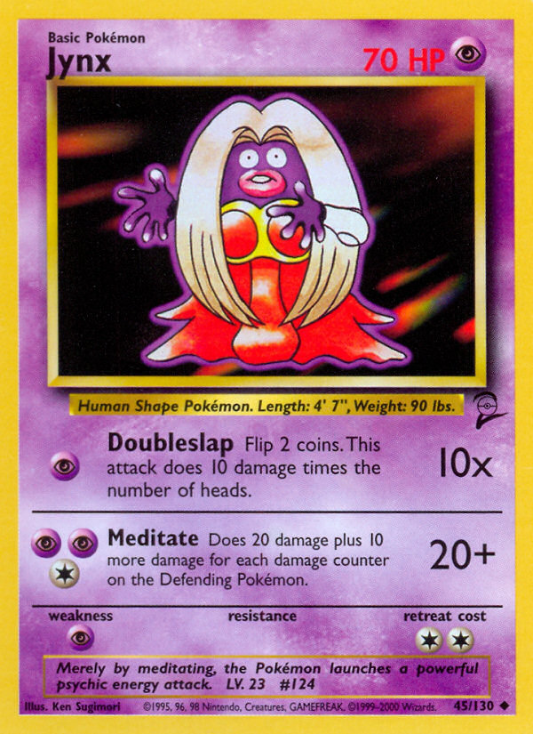 Jynx (45/130) [Base Set 2] | Rock City Comics