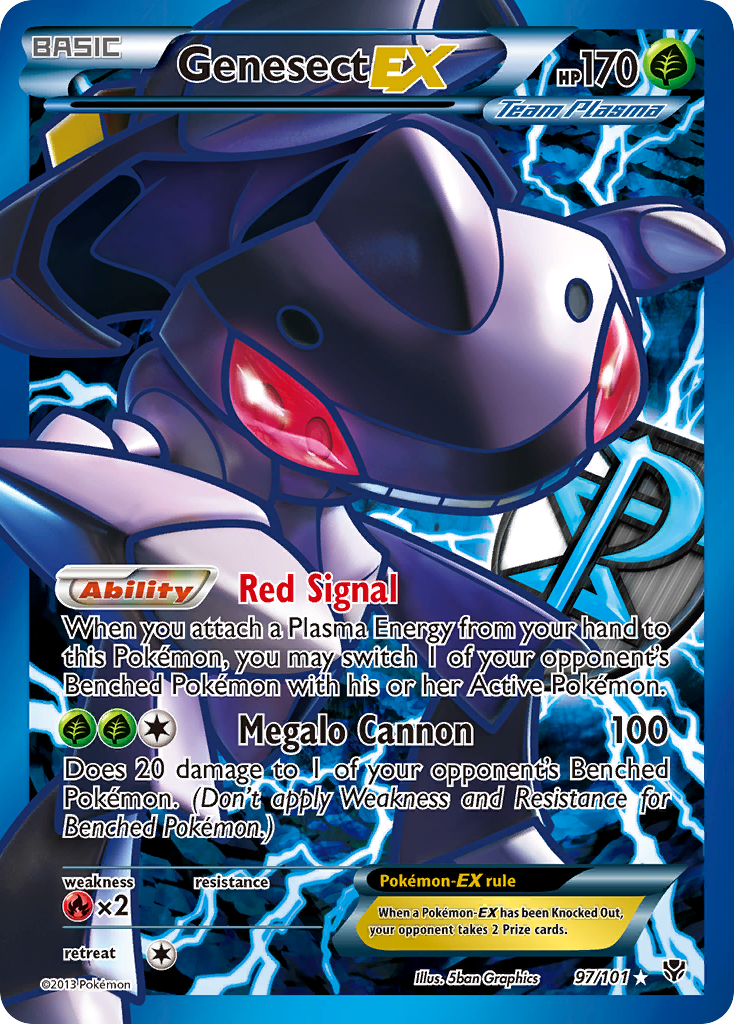 Genesect EX (97/101) [Black & White: Plasma Blast] | Rock City Comics