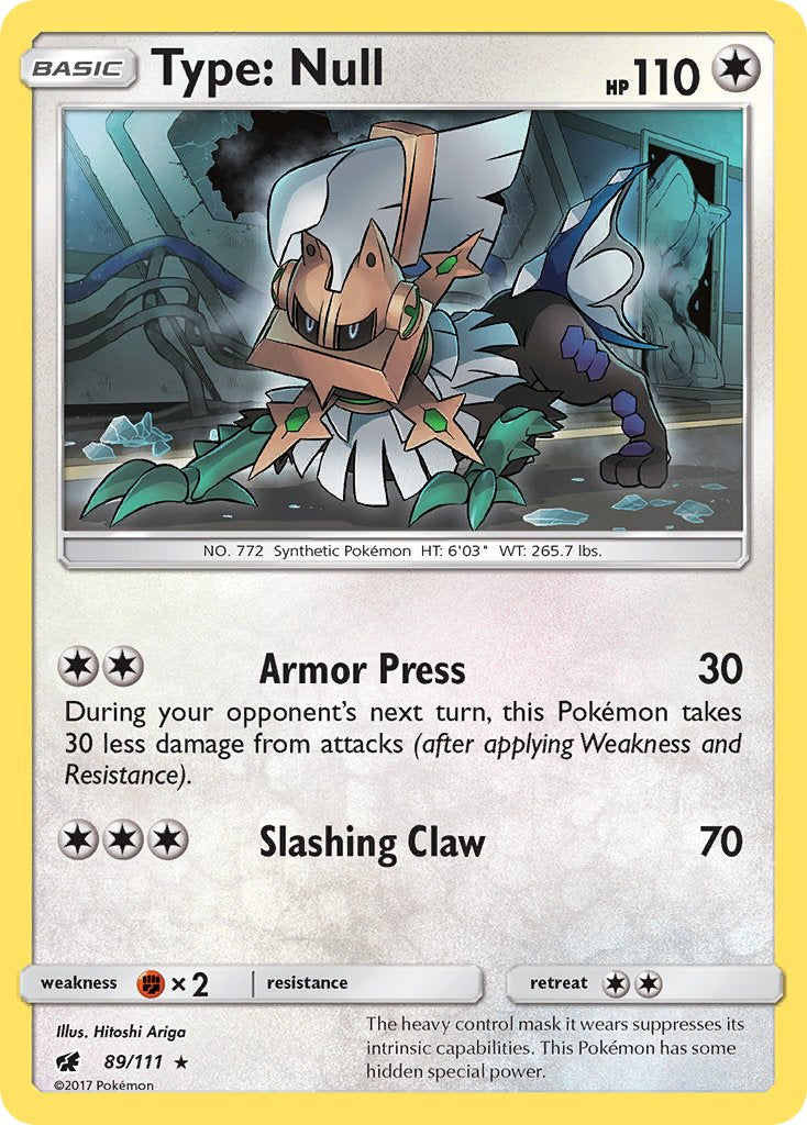 Type: Null (89/111) (Theme Deck Exclusive) [Sun & Moon: Crimson Invasion] | Rock City Comics