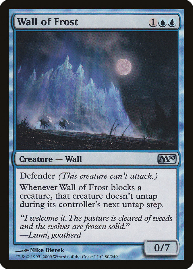 Wall of Frost [Magic 2010] | Rock City Comics