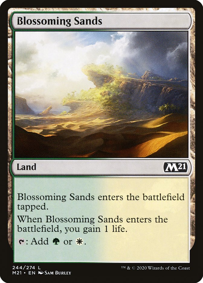 Blossoming Sands [Core Set 2021] | Rock City Comics