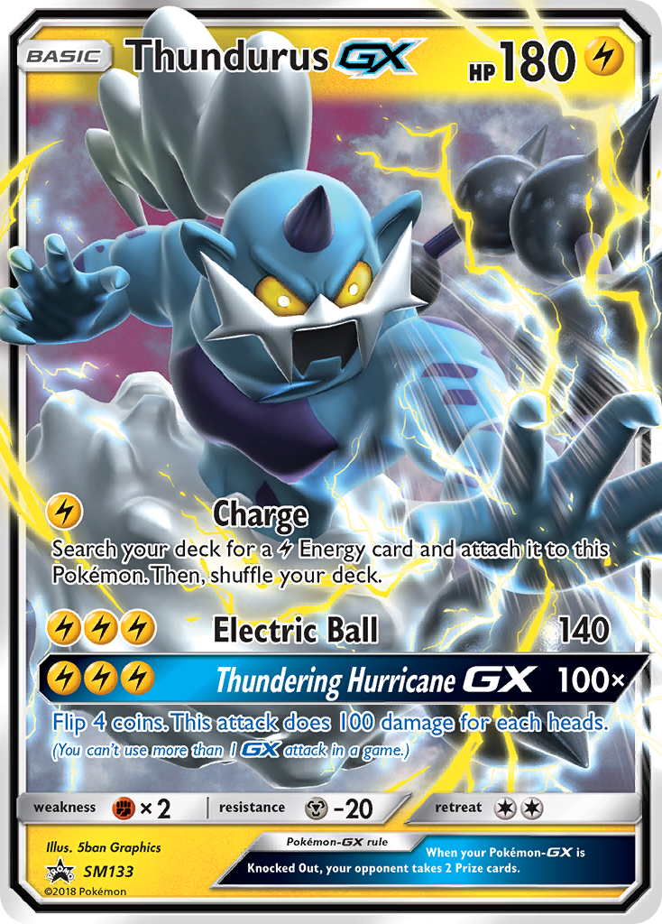 Thundurus GX (SM133) [Sun & Moon: Black Star Promos] | Rock City Comics