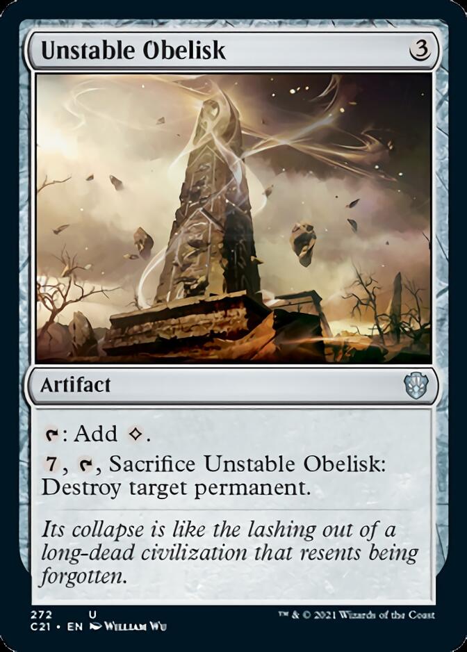 Unstable Obelisk [Commander 2021] | Rock City Comics