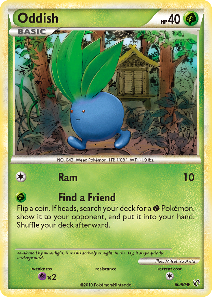 Oddish (60/90) [HeartGold & SoulSilver: Undaunted] | Rock City Comics