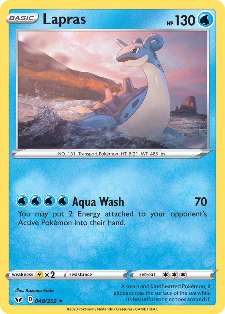 Lapras (048/202) [Sword & Shield: Base Set] | Rock City Comics