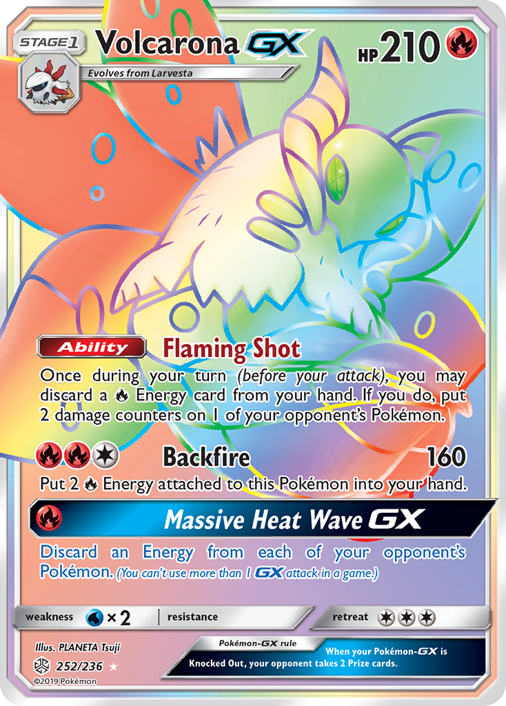 Volcarona GX (252/236) [Sun & Moon: Cosmic Eclipse] | Rock City Comics